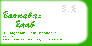 barnabas raab business card